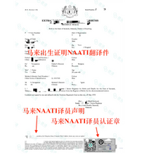 將圖片載入圖庫檢視器 馬來西亞澳洲NAATI認證譯員翻譯
