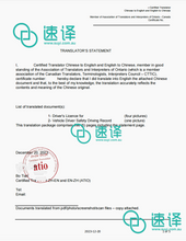 将图片加载到图库查看器，速译 加拿大安省ATIO认证驾照+驾临认证翻译 + 邮寄
